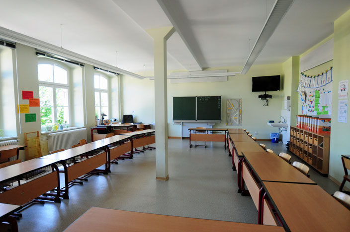 Klassenraum der GS Teichwolframsdorf